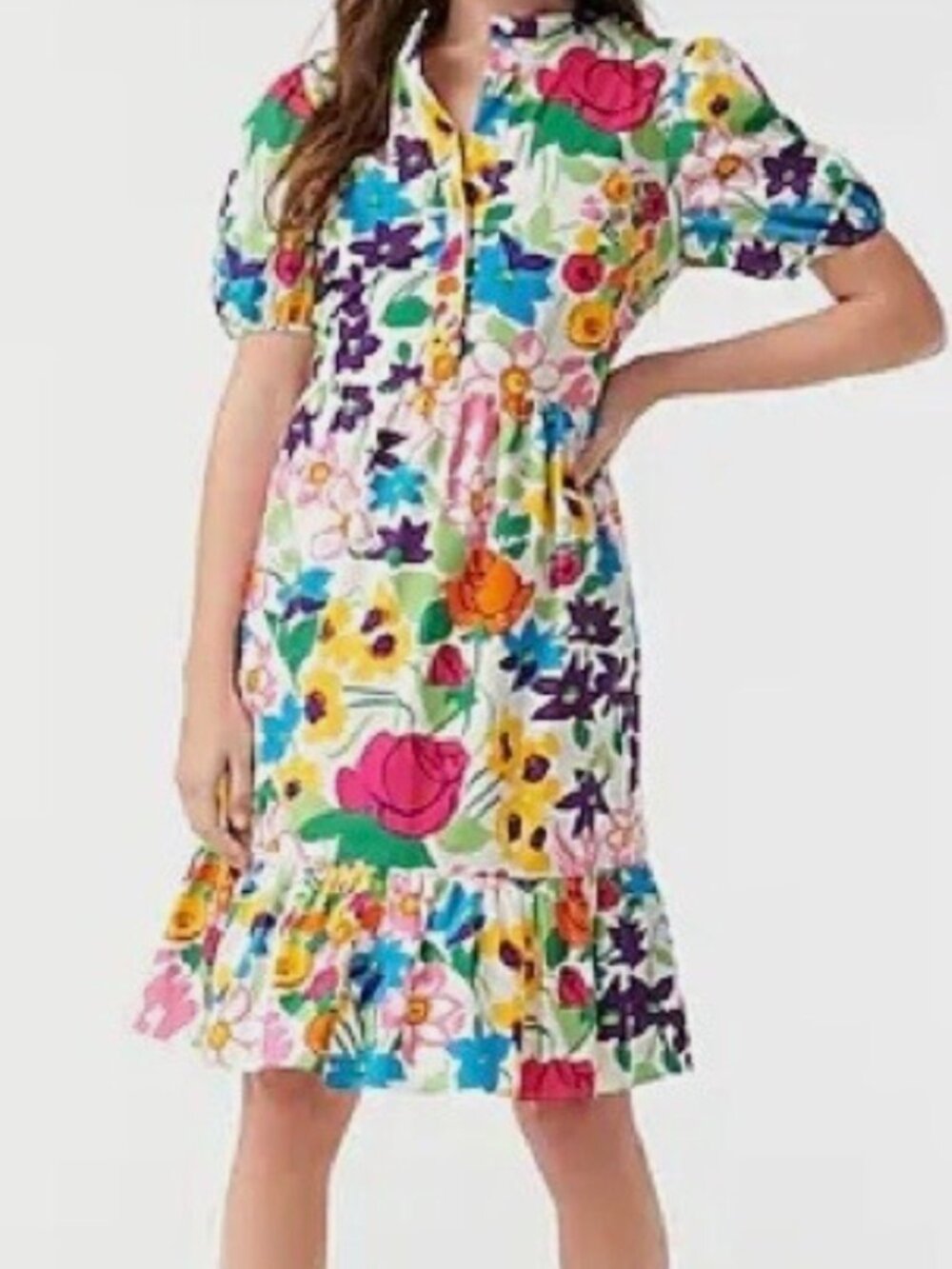 JCrew Vibrant Garden Dress